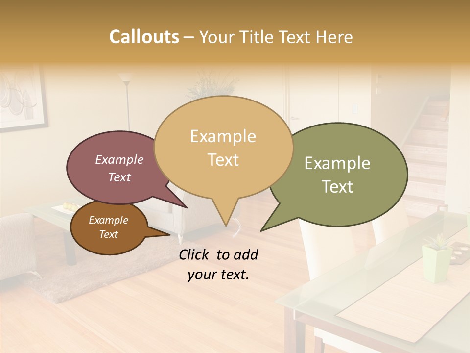 Blocks House Stainless PowerPoint Template