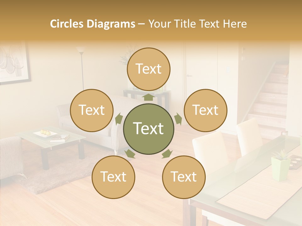 Blocks House Stainless PowerPoint Template