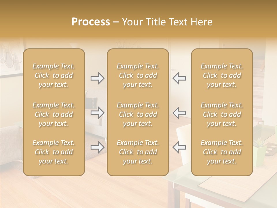 Blocks House Stainless PowerPoint Template