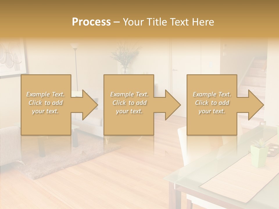 Blocks House Stainless PowerPoint Template