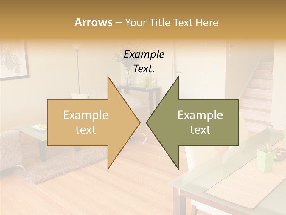 Blocks House Stainless PowerPoint Template