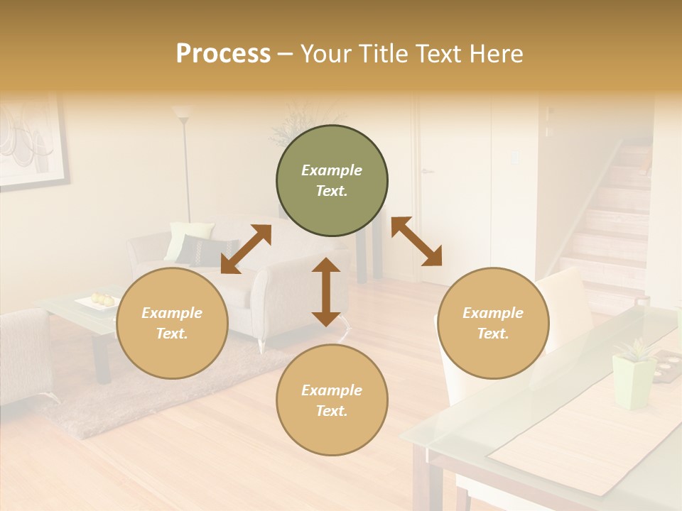 Blocks House Stainless PowerPoint Template