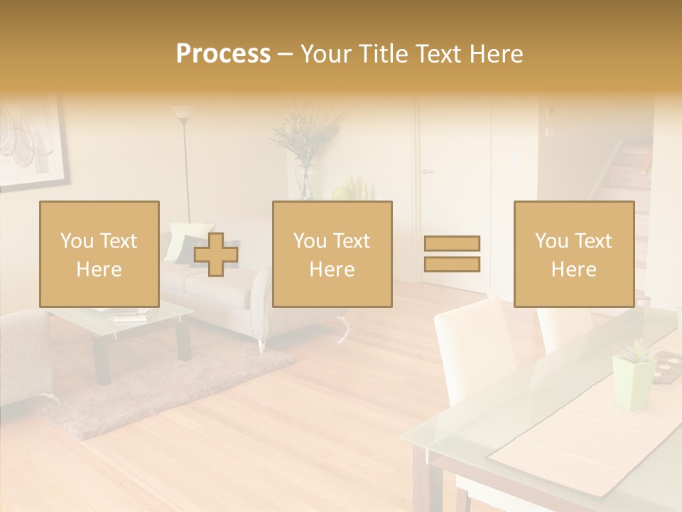Blocks House Stainless PowerPoint Template