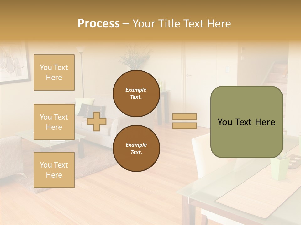 Blocks House Stainless PowerPoint Template