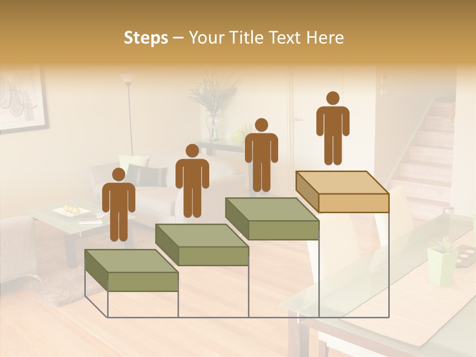 Blocks House Stainless PowerPoint Template