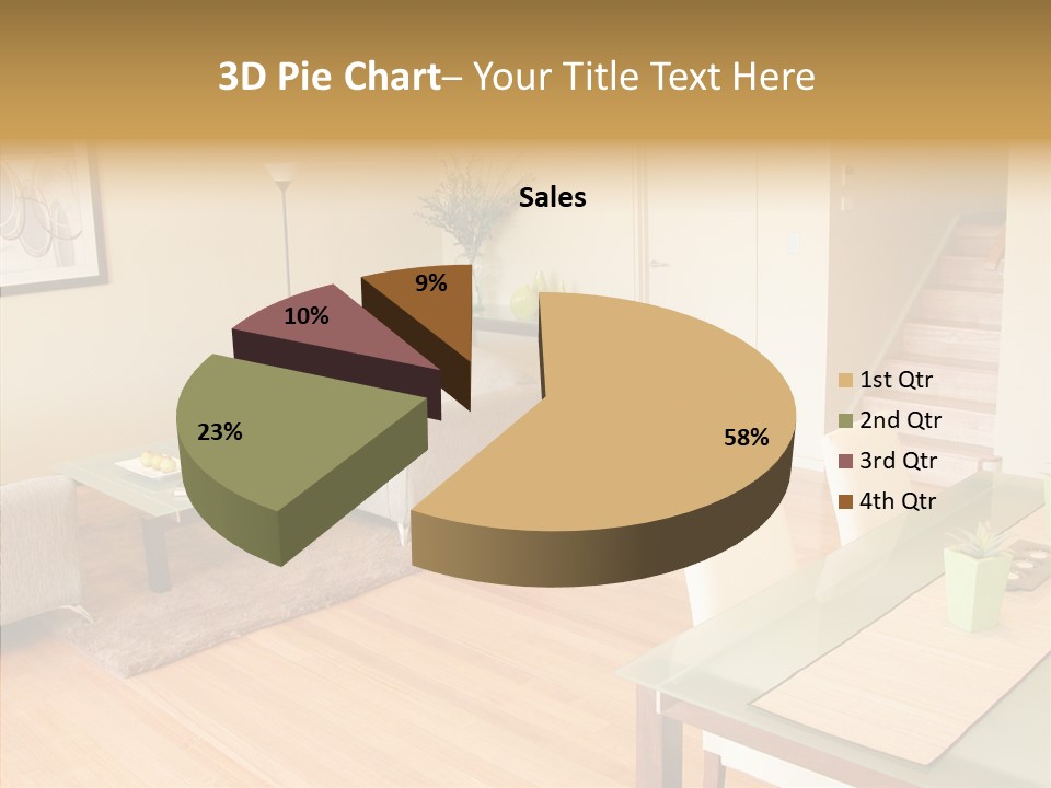 Blocks House Stainless PowerPoint Template