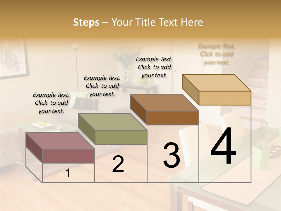 Blocks House Stainless PowerPoint Template
