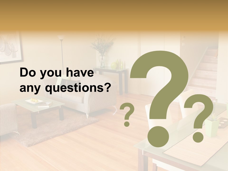 Blocks House Stainless PowerPoint Template