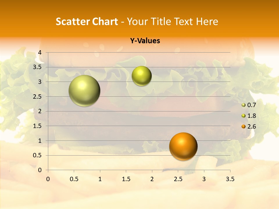 Healthy Hamburger French PowerPoint Template