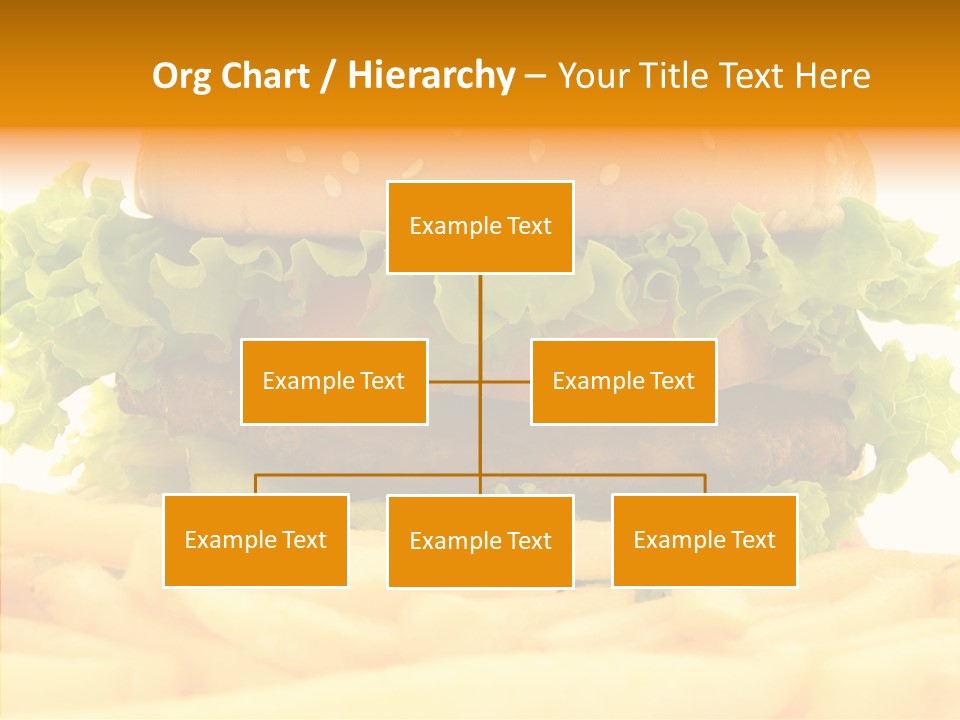 Healthy Hamburger French PowerPoint Template