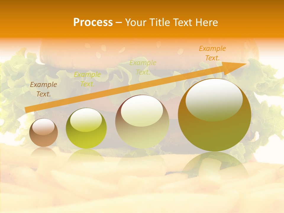 Healthy Hamburger French PowerPoint Template