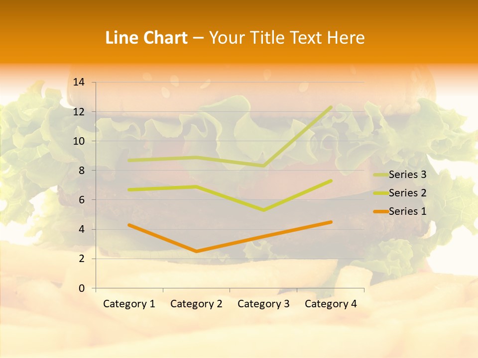 Healthy Hamburger French PowerPoint Template
