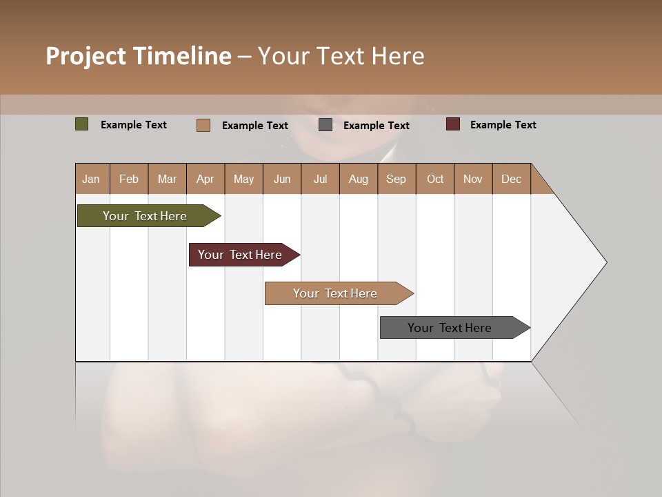 Curl Earphone Gadget PowerPoint Template