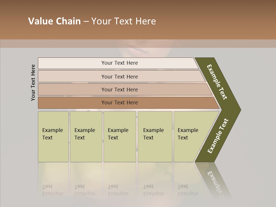 Curl Earphone Gadget PowerPoint Template