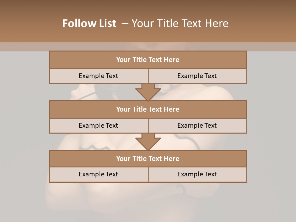 Curl Earphone Gadget PowerPoint Template