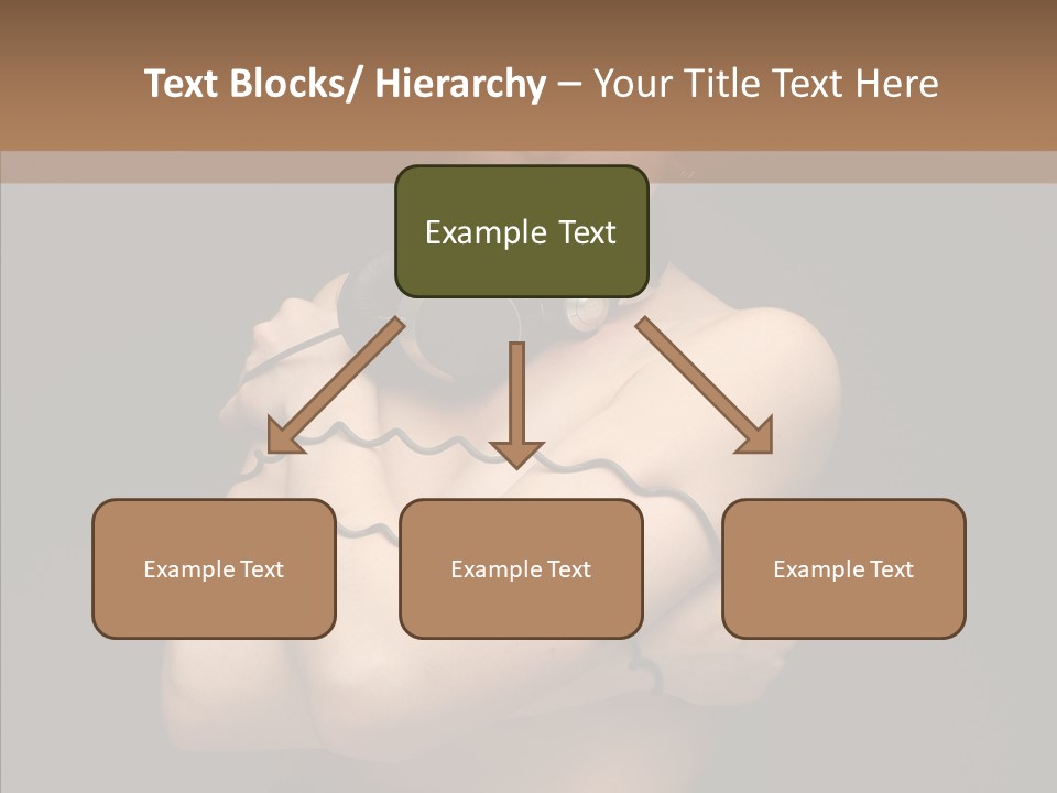 Curl Earphone Gadget PowerPoint Template
