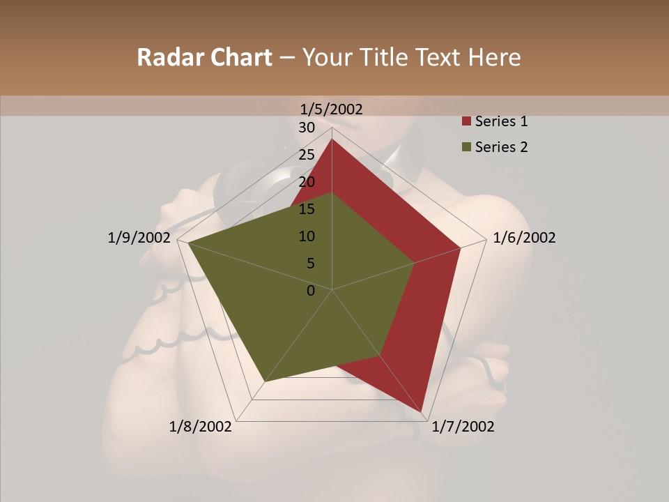 Curl Earphone Gadget PowerPoint Template
