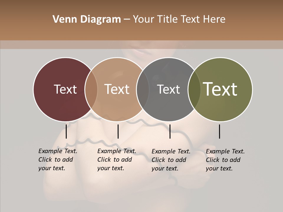 Curl Earphone Gadget PowerPoint Template