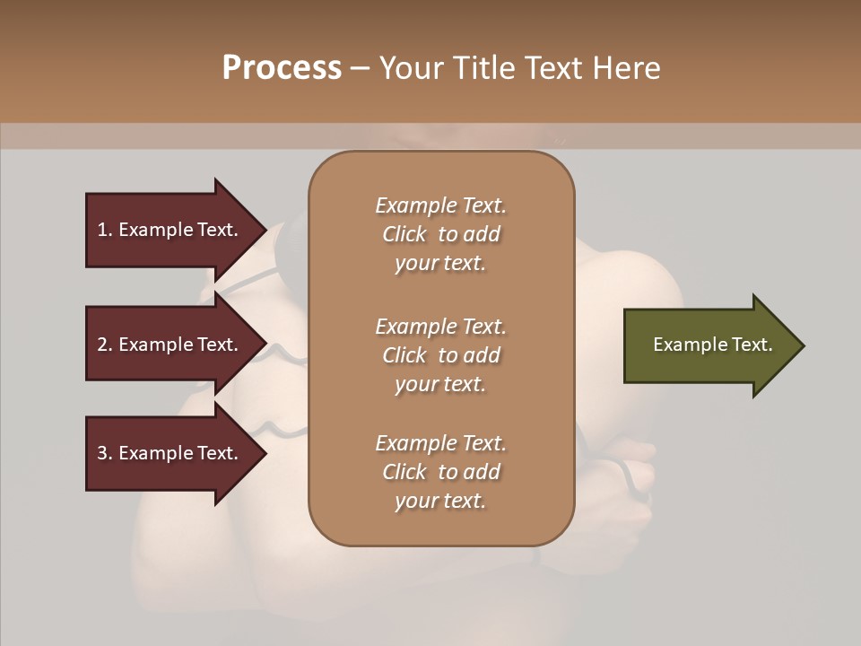 Curl Earphone Gadget PowerPoint Template