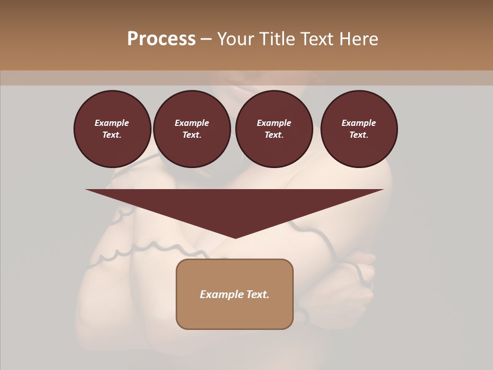 Curl Earphone Gadget PowerPoint Template