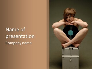 Hop Girl Concept PowerPoint Template