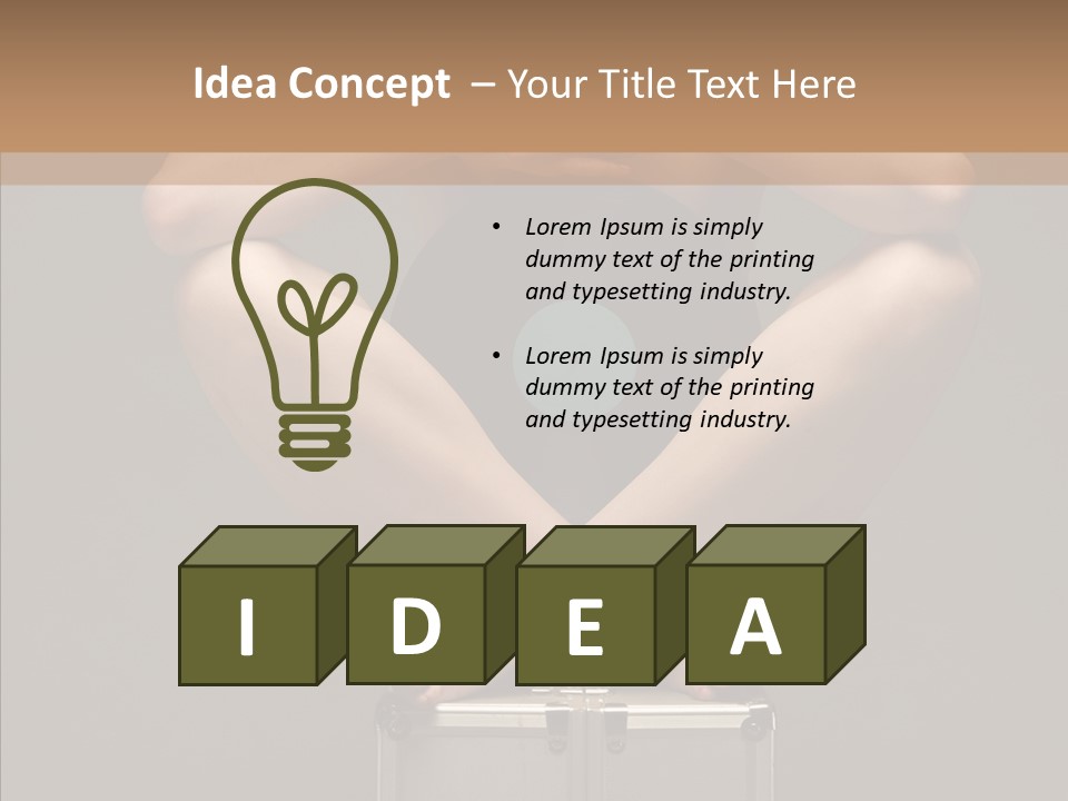 Hop Girl Concept PowerPoint Template