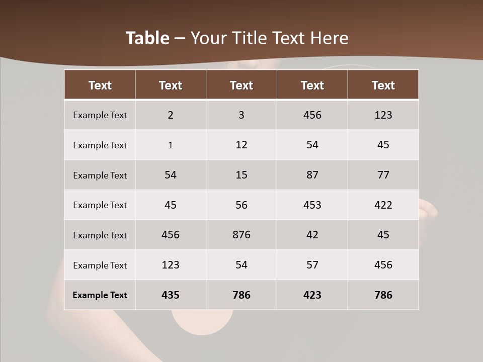 Style Strict Record PowerPoint Template