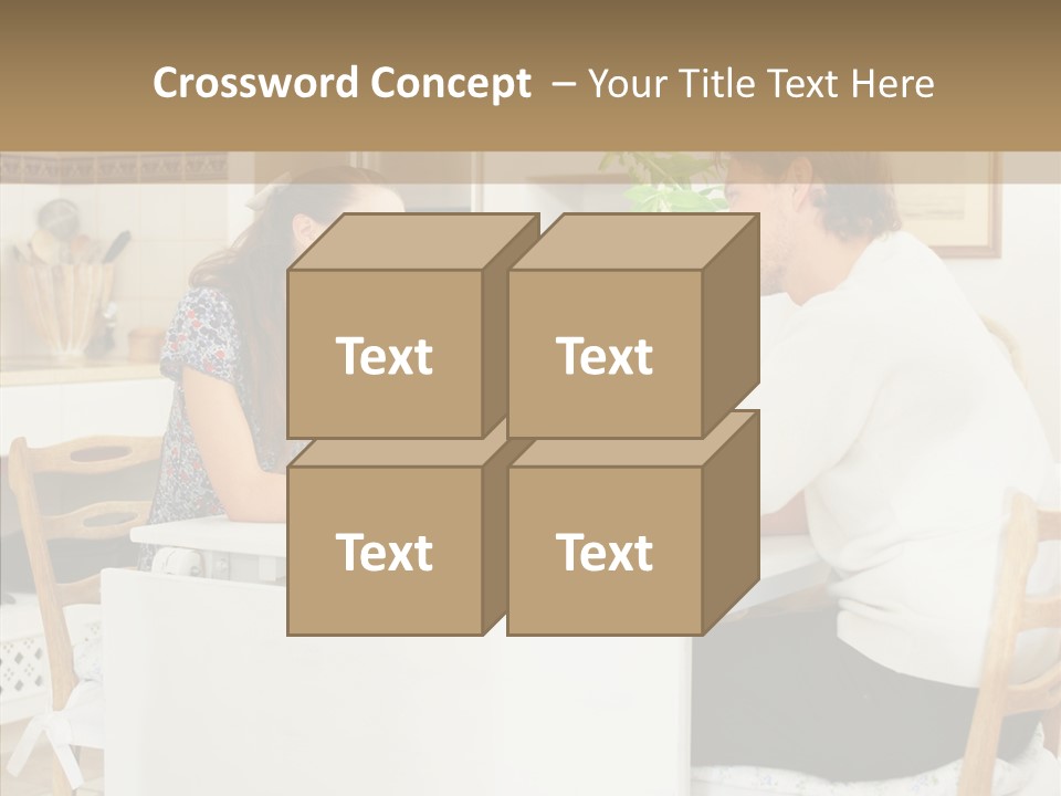 Group Trategy Table PowerPoint Template
