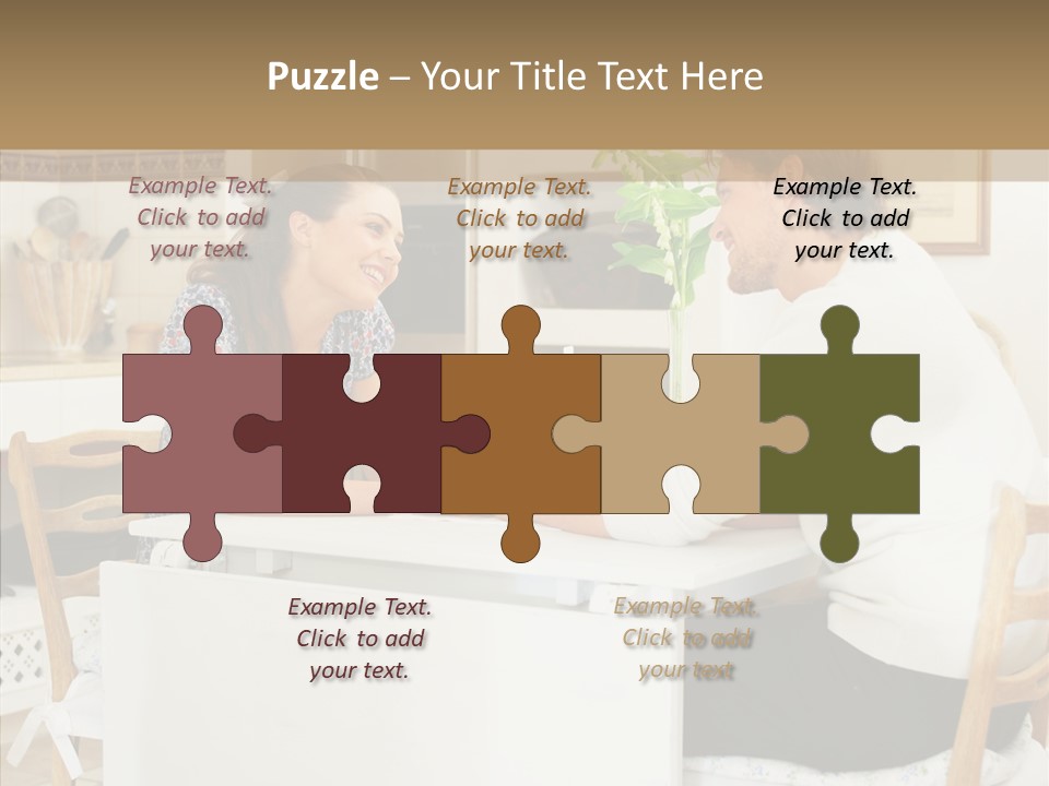 Group Trategy Table PowerPoint Template
