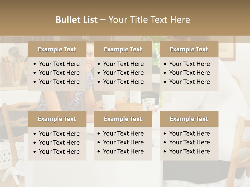 Group Trategy Table PowerPoint Template