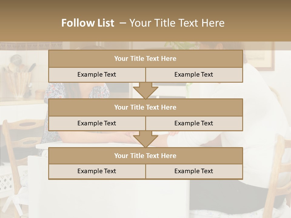 Group Trategy Table PowerPoint Template