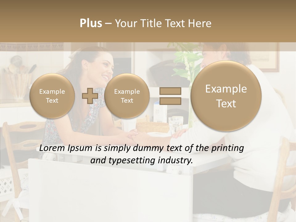 Group Trategy Table PowerPoint Template
