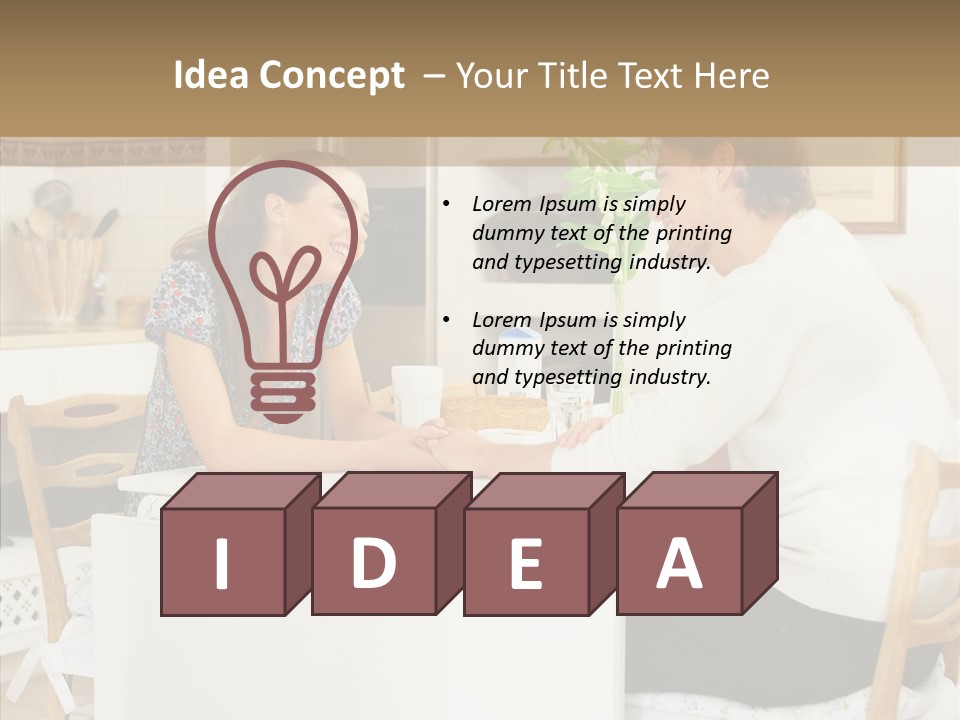 Group Trategy Table PowerPoint Template