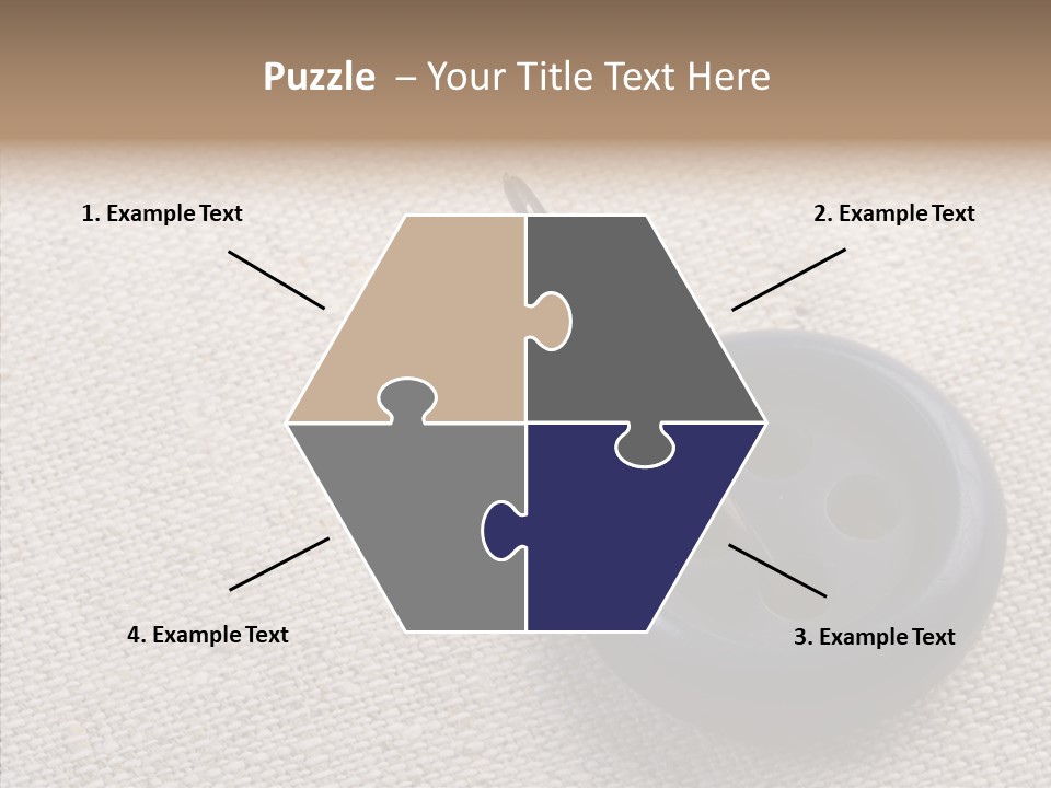 Prickle Imprint Fabric PowerPoint Template