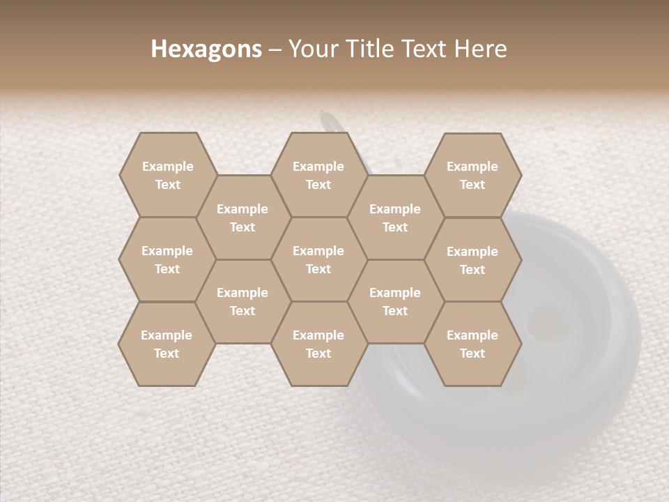 Prickle Imprint Fabric PowerPoint Template