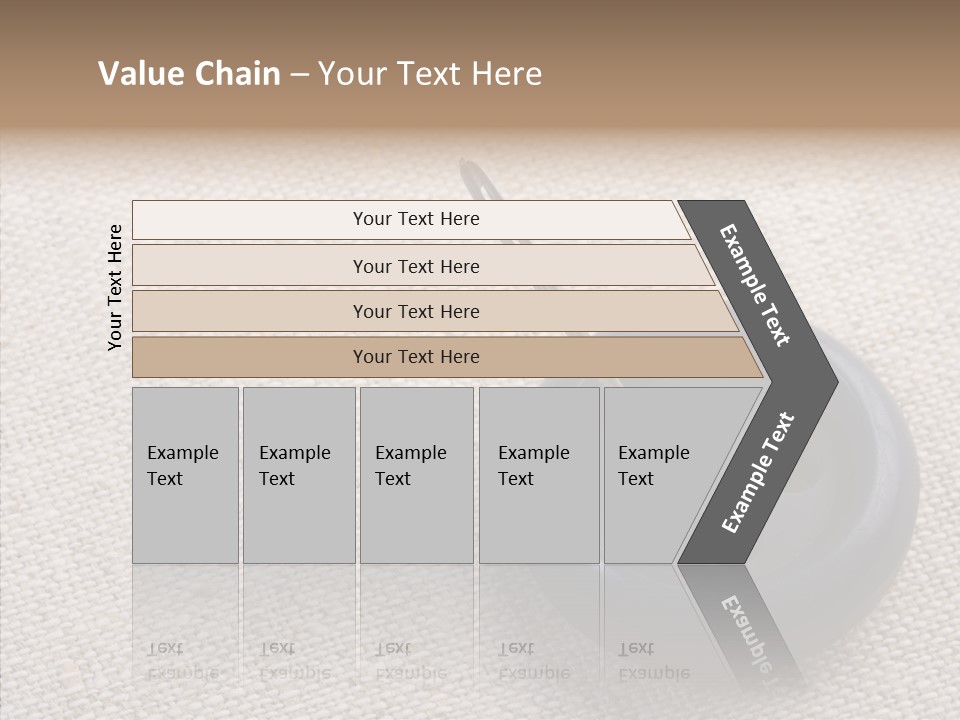 Prickle Imprint Fabric PowerPoint Template