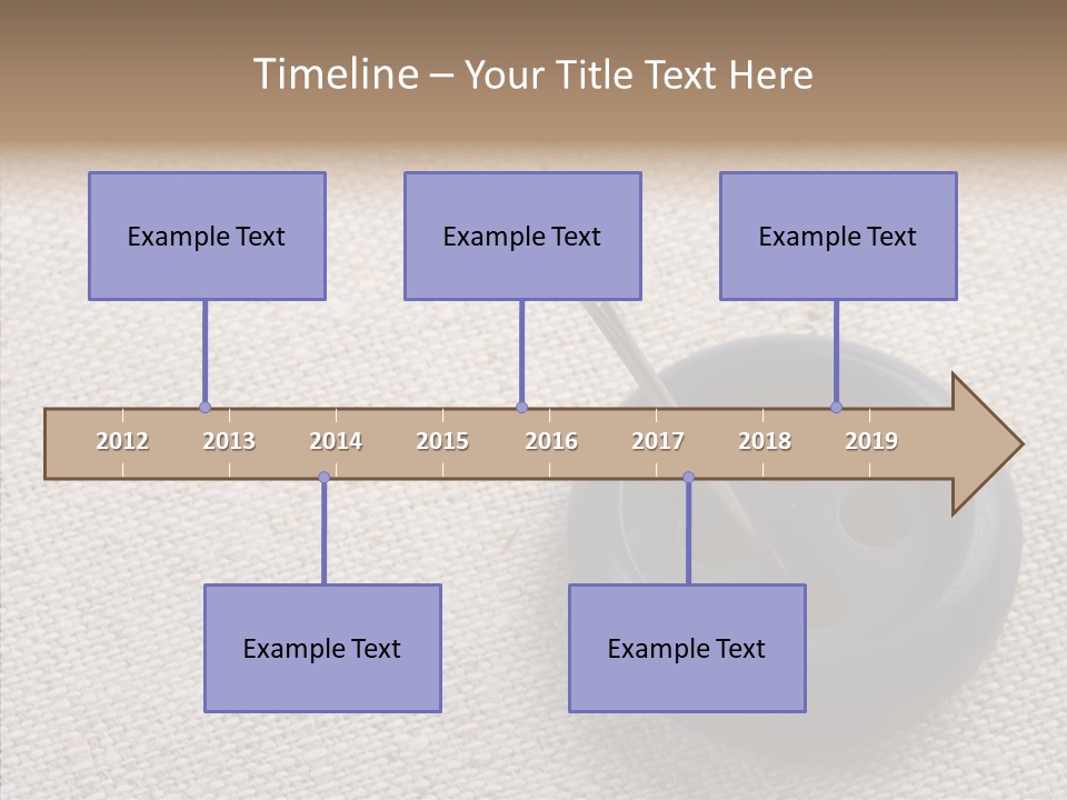 Prickle Imprint Fabric PowerPoint Template