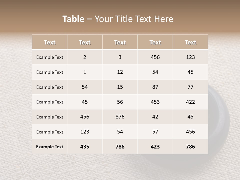 Prickle Imprint Fabric PowerPoint Template