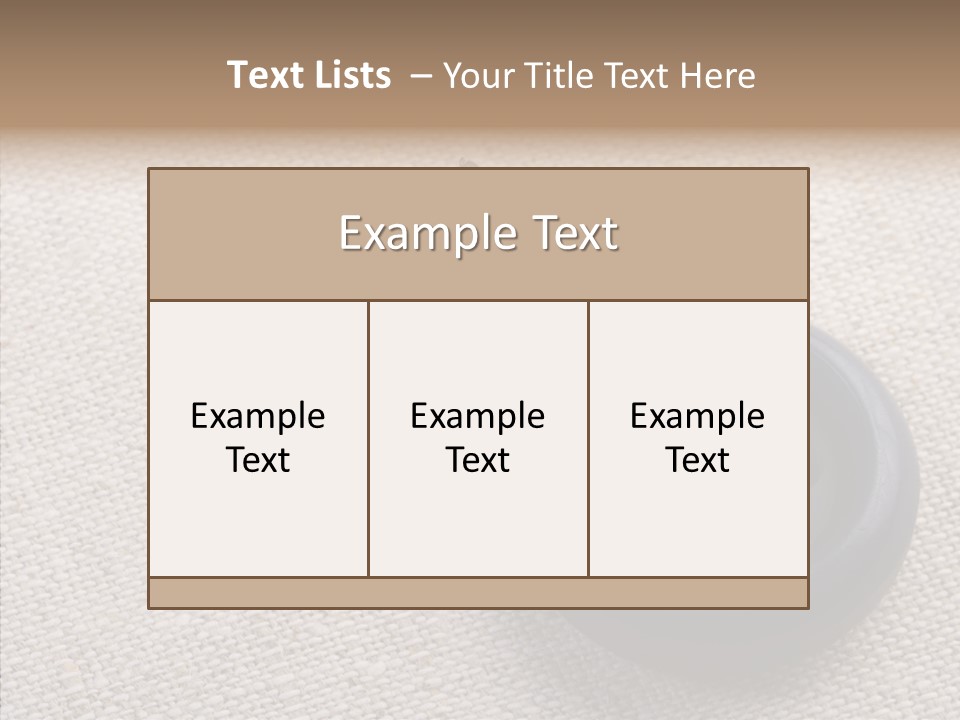 Prickle Imprint Fabric PowerPoint Template