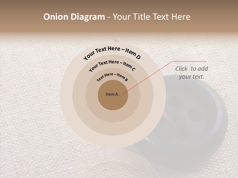 Prickle Imprint Fabric PowerPoint Template