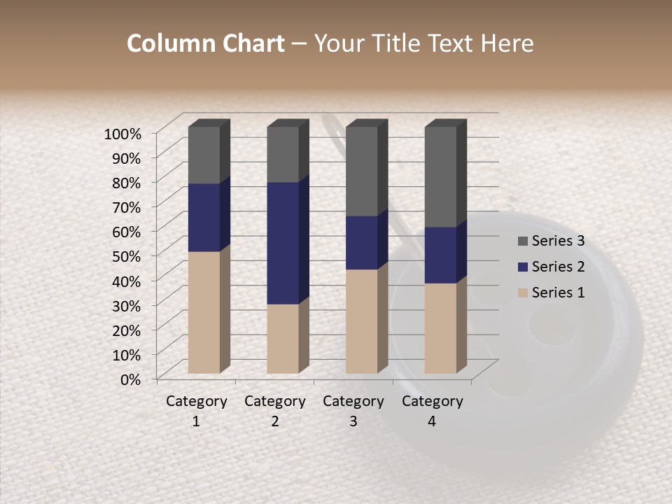 Prickle Imprint Fabric PowerPoint Template