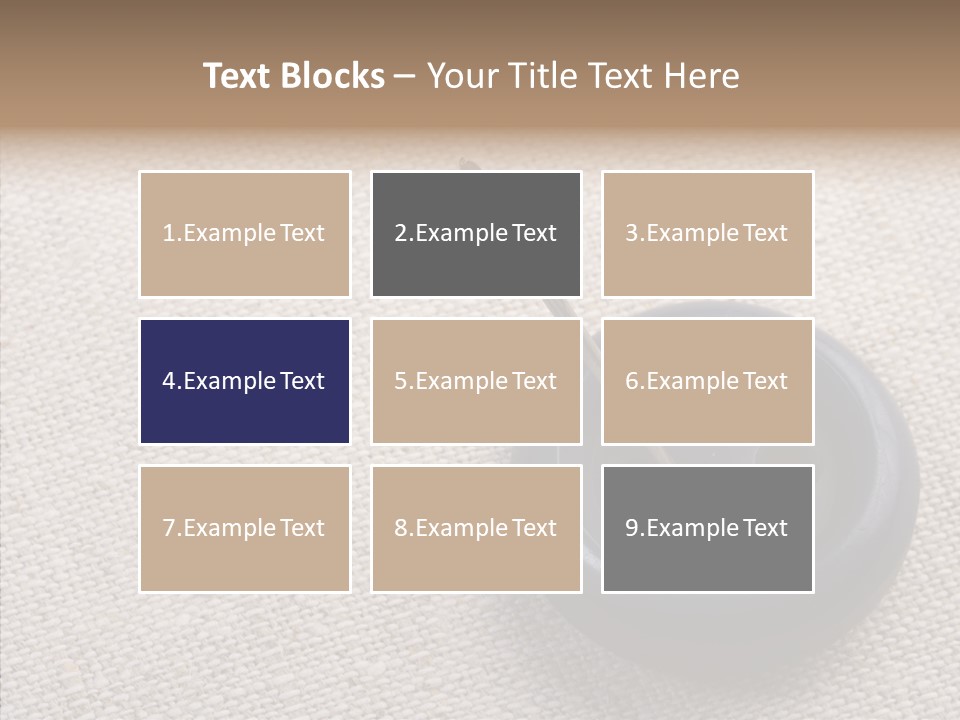 Prickle Imprint Fabric PowerPoint Template