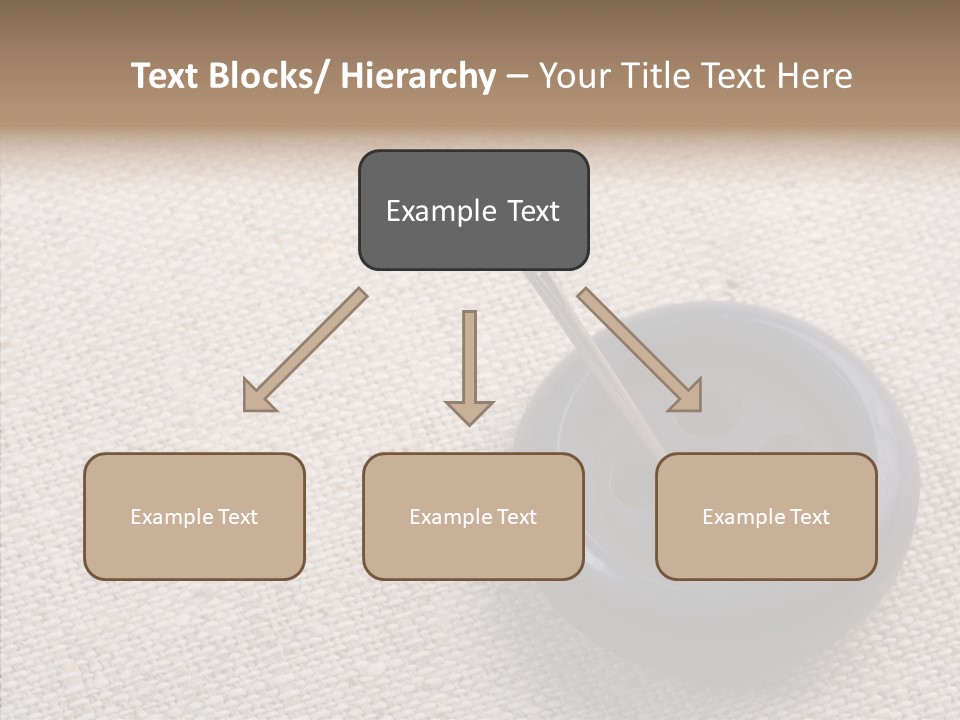 Prickle Imprint Fabric PowerPoint Template