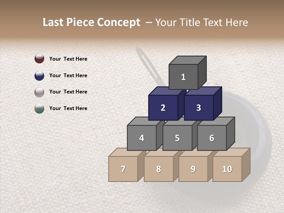 Prickle Imprint Fabric PowerPoint Template