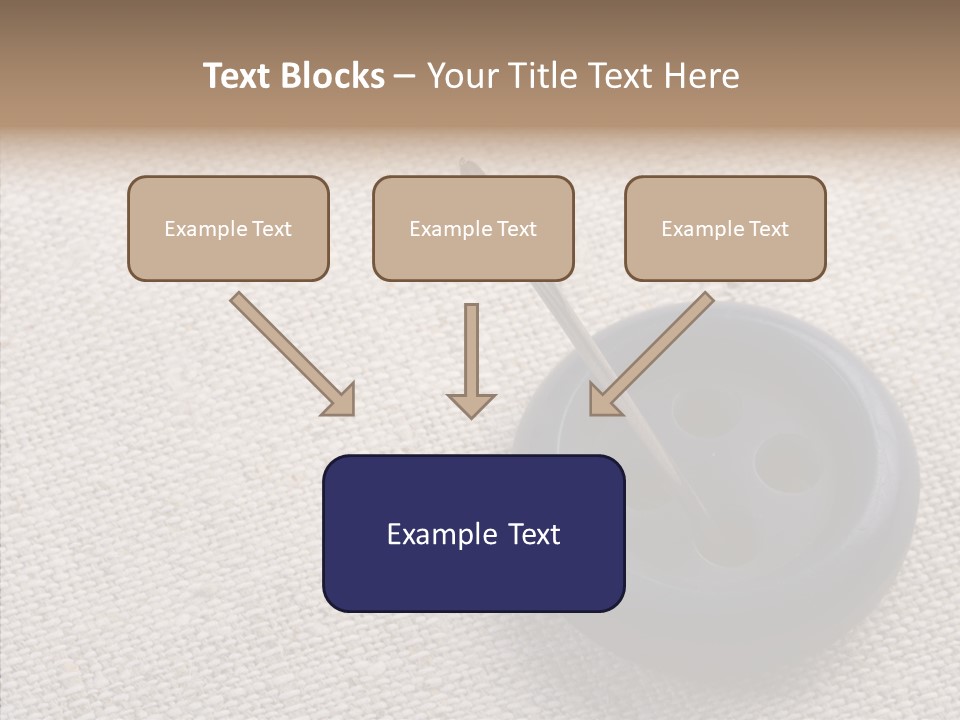 Prickle Imprint Fabric PowerPoint Template