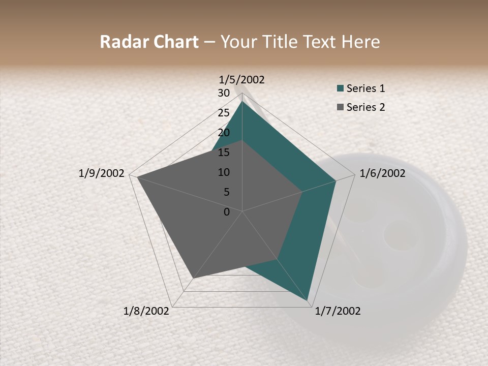 Prickle Imprint Fabric PowerPoint Template