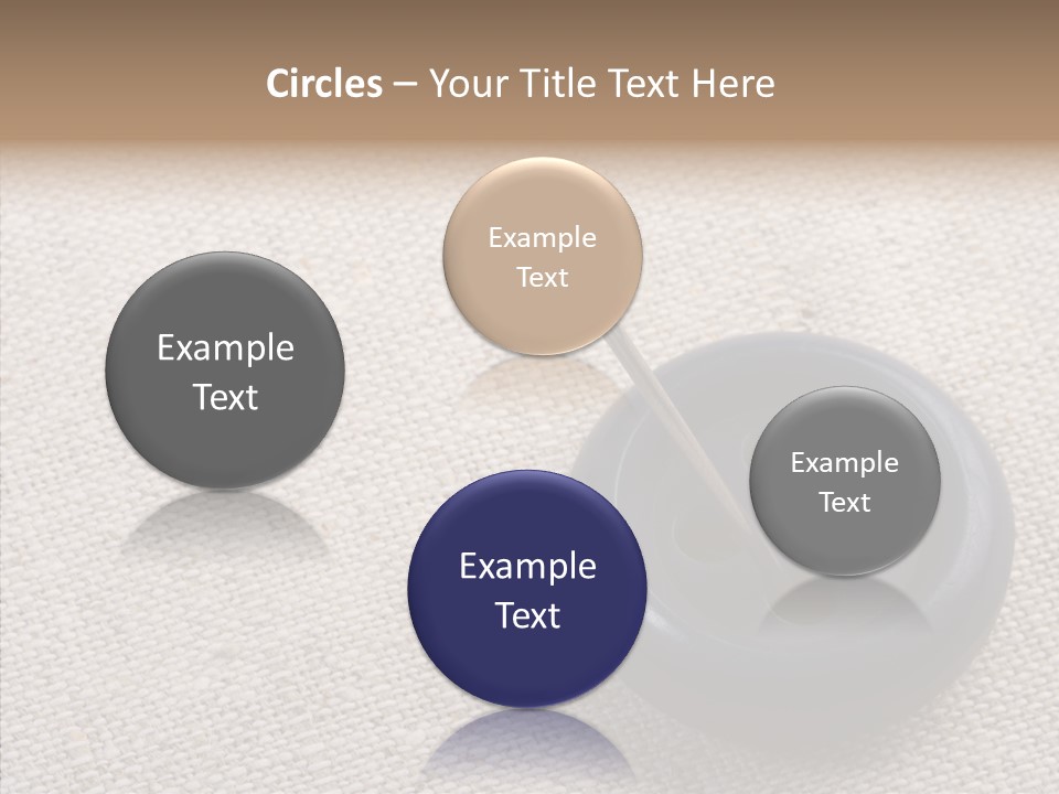 Prickle Imprint Fabric PowerPoint Template