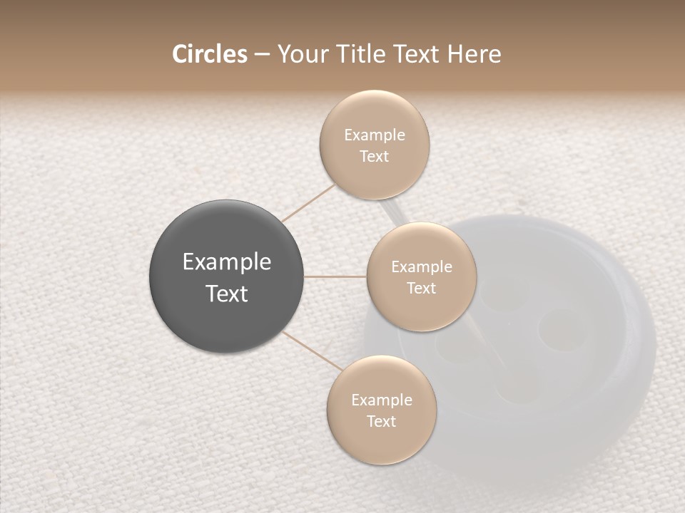 Prickle Imprint Fabric PowerPoint Template