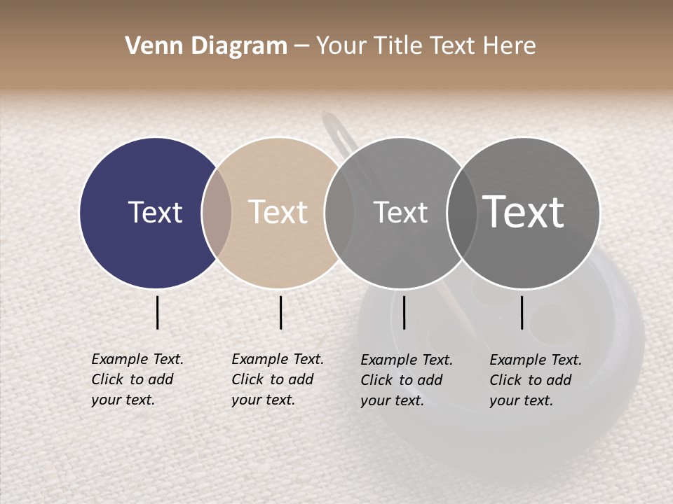 Prickle Imprint Fabric PowerPoint Template
