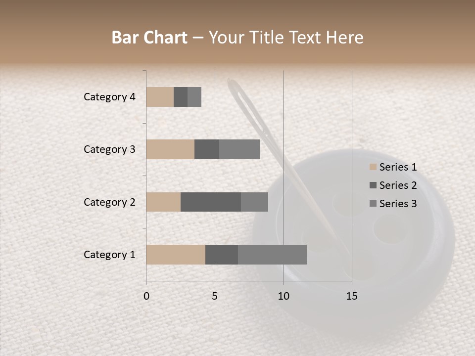 Prickle Imprint Fabric PowerPoint Template